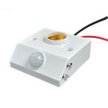 AC85-265V Automatic Human Body Infrared IR Sensor Lamp Holder LED Bulb Light E27 Base PIR Detector Wall Lamp Holder Socket.