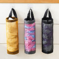 1pcs Hanging Waste Bag Holder, Durable Widening Handle Wearable Garbage Bag Storage Bag, Bottom Outlet for Home Kitchen, Bedroom.