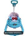 Baby musical walker with push Handle Mee Mee 360° Baby Activity Walker | 3 Level Adjustable Height, Foot Mat, Musical Detachable Toy Bar | Parental Push Handle, Anti-Rollover Folding Walker for Boys, Girls| 6-18 Months 15kg Cash On Delivery Availale. 