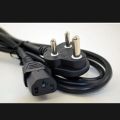 Power Cable Indian Plug Cord For Pc. 