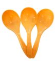 Rice,Curry Plastic Food Spoon for Dinnerware Household Large Spoon set - 03pcs. 