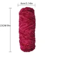 DIY 100% Polyester  Velvet Yarn Amigurumi Accessories Dolphin Baby Plush Yarn Soft Chenille Yarn for Knitting  1 Skein 100g 130M. 