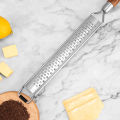 Leeseph Cheese Grater Wooden Handle, Stainless Steel Vegetable Grater Multi-purpose Kitchen Food Shredder for Chocolate Butter. 