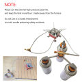 3 in 1 Butane Adapter Extension Split Furnace Adapter E-Three Outputs Gas Tank Conversion Head Gas Distributor Conversion Head.