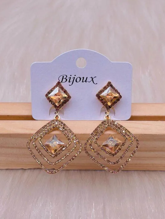 Square%20shape%20earrings%20zarcon%20earrings%20fashionable%20women%20jewellery%20-%20Image%203