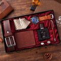 TOP Man's gift set birthday Perfume fashion Men's Watch Sunglasses Wallet Perfume Belt Perfume set gift men. 