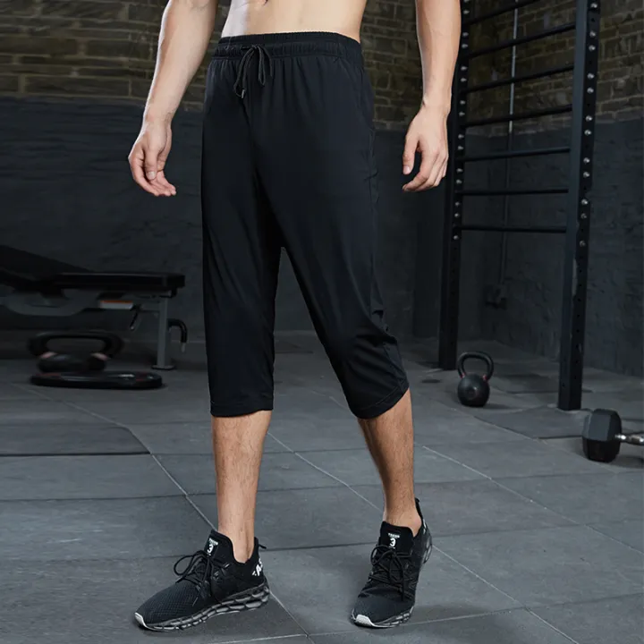 SONECHOKI%20Running%20Calf-length%20Pants%20Men%20Gym%20Joggers%20Loose%20Sport%20Trousers%20Printing%20Basketball%20Quick%20Dry%20Workout%20Bottom%20Male%20-%20Image%204