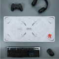 Cyberpunk Tech Circuit Board Extended Desk Pad Top Secret Large Gaming Tech Circuit Pattern Waterproof Smooth Surface Mouse Pad. 