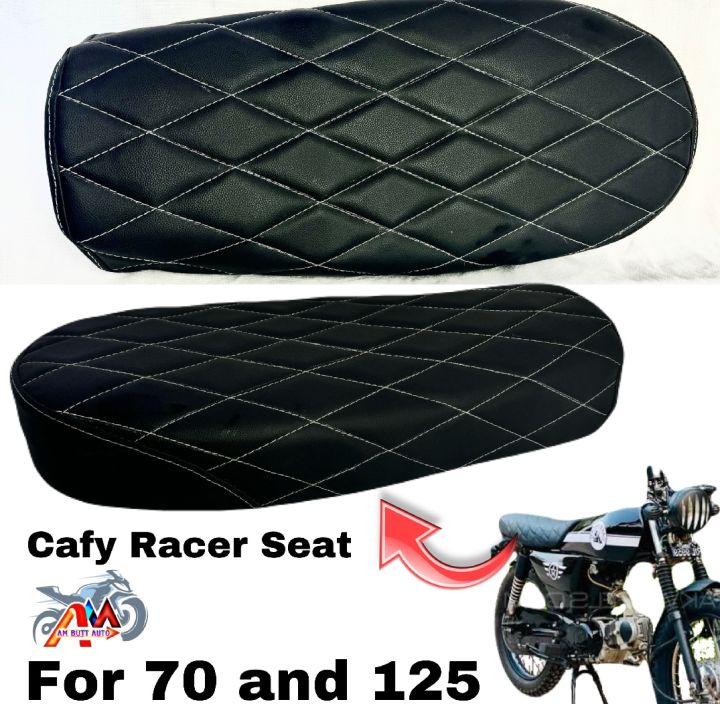 seat for two persons cafe racer style for cd70 and cg125 motorcycle