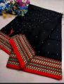 Popcorn Khesh With Plus Par Design Saree For Women - Sari.