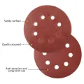 100Pcs 125mm Sanding Discs 8 Hole Hook Loop Sandpaper 80Grit-3000Grit Sanding Paper 5Inch Sanding Disc Abrasive Polishing Tools. 