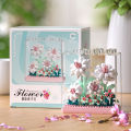 Qimeng Fun Microgranules Rose Eternal Flower Building Block Ornament Assembly Kit for Girls 7323-26.