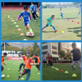 10Pcs football cone plate football training plate agile practice field marking sports training equipment. 