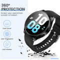 Case for Samsung Galaxy Watch 4 5 6 7 40mm 44mm Protector Cover Coverage Silicone TPU Bumper Screen Protection Full Accessories. 