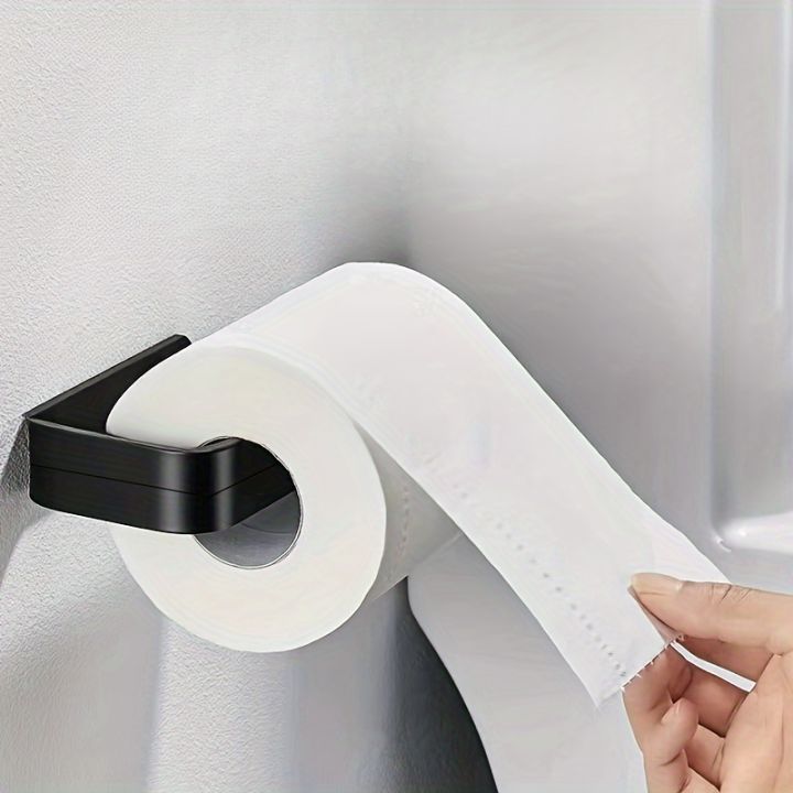 1/2/3pcs Bathroom Tissue Storage Rack, Wall Mounted Tissue Rack, Toilet ...