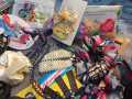 Hair Accessories Bulk Deal for Kids, Girls, and Adults – Includes Rubber Bands, Scrunchies, Hairbands, Mini Ponies, and More in Random Colors. 