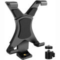 Universal Tablet Stand Adapter with Vientiane Gimbal for Tripod/Single Leg Stand Compatible with iPad/Air/Mini and Most Tablets.