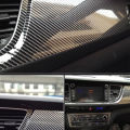 Premium Black Silver 2D Gloss Carbon Fiber Vinyl Wrap Roll Self Adhesive Decal Automotive Car Wrapping Foil with Air Free Bubble. 