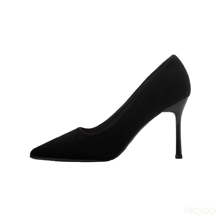 New%20Fashion%20women's%20shoes%20%20black%20high%20heels%20%20pointed%20suede%20pumps%20Elegant%20Shallow%20Mouth%20Etiquette%20Shoes%20Mujer%20Zapatos%20-%20Image%205