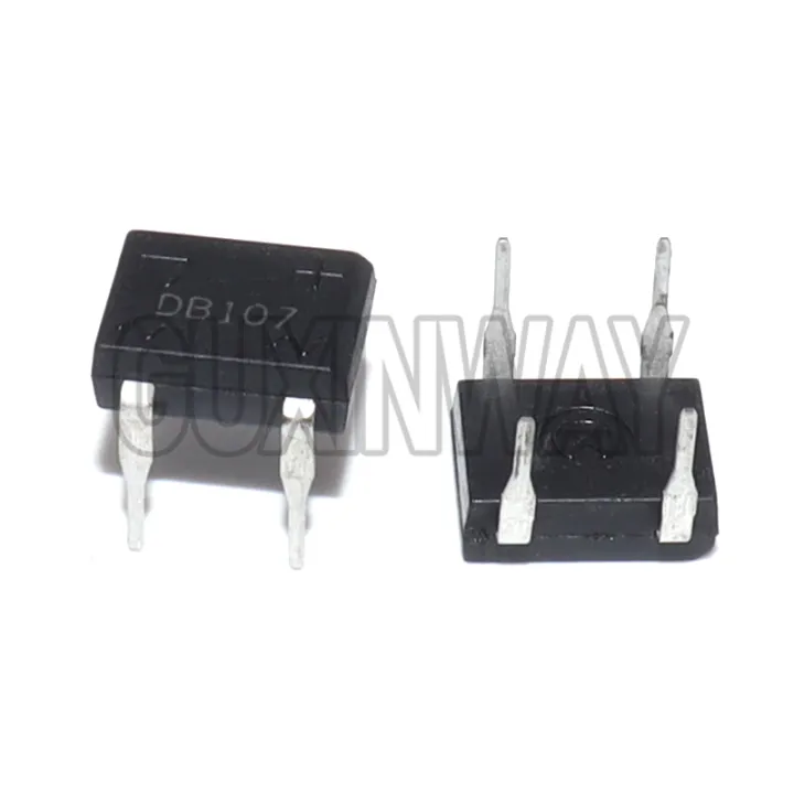 DB107 Diode Bridge 1A 1000V DIP4 Single Phases Diode Rectifier Bridges ...