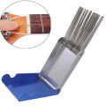 Guitar Nut Saddle Polishing Grinding Guitar Files DIY Slotting File Kits Set Guitar File Kit Set Dual Cutting Edge Luthier Tool. 
