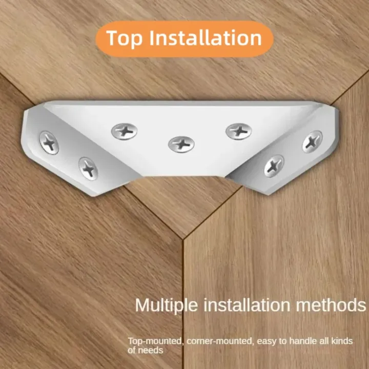 100Pc-12Pc%20Stainless%20Steel%20Angle%20Bracket%20Universal%20Furniture%20Right%20Angle%20Fixed%20Bracket%20Cabinet%20Trapezoidal%20Layer%20Board%20Connector%20-%20Image%203