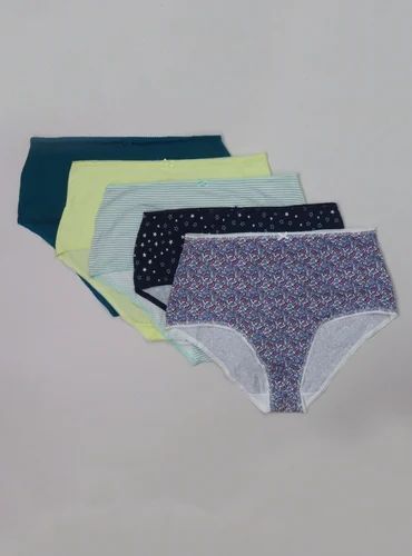 Splash (Pack of 5) Branded Pure Cotton Panties for Women
