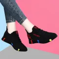 Tenis Feminino 2024 Women Vulcanized Shoes Air Mesh Light Soft Sneakers Female Flats Platform Lace Up Casual Shoes Basket Femme. 