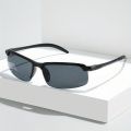 2 Pairs of Night Vision Glasses Men's Goggles Half Frame Fashion Glasses Day and Night Dual-use Driving Glasses Half Frame. 