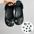 Korean Style Sliver Metal Chain Shoes Charm Set Women Summer 2026 Punk Metal Butterfly Clogs Accessories Women Clogs Decoration. 