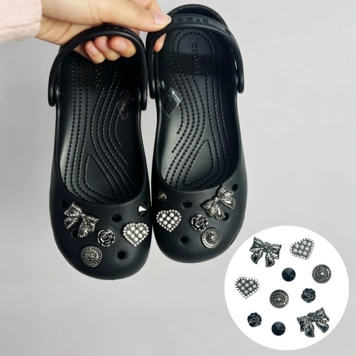 Korean%20Style%20Sliver%20Metal%20Chain%20Shoes%20Charm%20Set%20Women%20Summer%202026%20Punk%20Metal%20Butterfly%20Clogs%20Accessories%20Women%20Clogs%20Decoration%20-%20Image%203