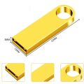 Golden 8GB U Disk USB2.0 Creative Metal USB Flash Drive USB Flash Drive High Speed Disk Mobile Hard Disk. 