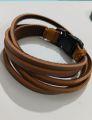 1 pcs /Beautiful Hand Made Braclets For Boys And Men  Quality Fashionable Trendy Hand Made Brown Flexible Strips Braclets For Boys &Men. 