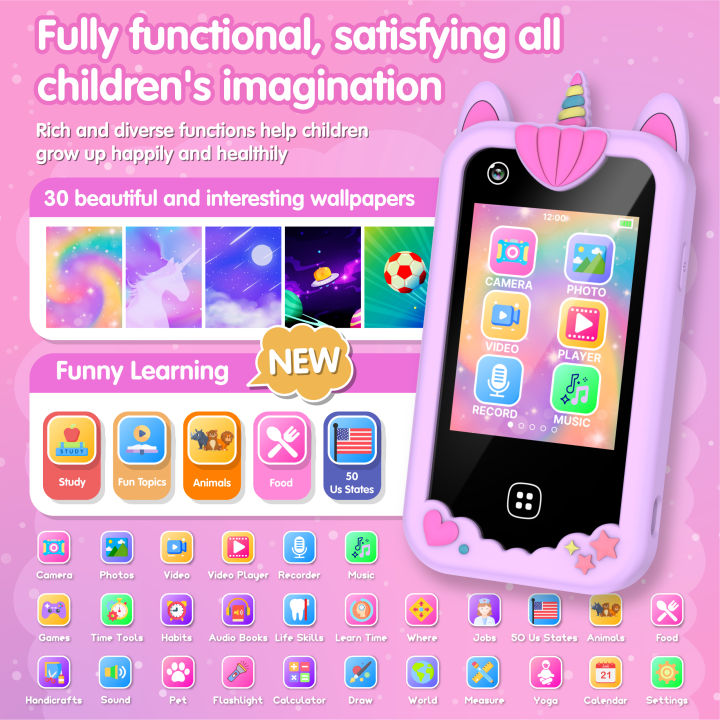Kids%20Smart%20Phone%20Toy%20TouchScreen%20Unicorn%20Baby%20Mobile%20MP3%20Music%20Player%20Digital%20Camera%20Educational%20Toys%20Girls%20Boys%20Birthday%20%20-%20Image%207