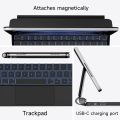 nimin Keyboard for iPad Air 11-inch (M2) 2024/ Air 5/4th 10.9" and iPad Pro 11 inch (4th/3rd/2nd/1st Gen) With 7 Color Backlit Floating Magnetic Design & Multi-Touch Trackpad, QWERTY Layout-Black. 