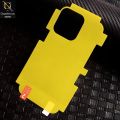 iphone 13 mini Protector Cover - Transparent Hydro Jell Skin Film Unbreakable Back Protector Sheet. 