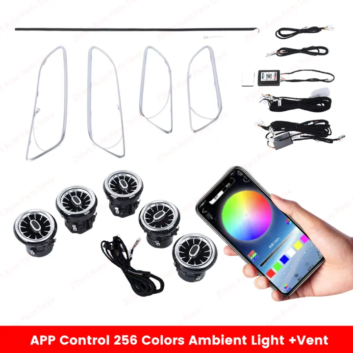 12Colors LED For Mercedes-Benz AMG A/B/CLA/GLA Class W176 W117 W156 ...