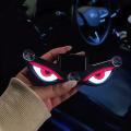 Solar Powered Car Neon Light Wireless Cool DEMON EYE Led Ambient Light Suction Cup USB Rechargeable Atmosphere Breathing Lamp. 
