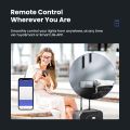 GIRIER Smart Light Switch Wifi Wall Switch Neutral Wire Required Push Button Switch 1/2/3/4 Gang Works Tuya APP Alexa Hey  lightify. 