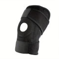 Knee Brace with Side Stabilizers Breathable Adjustable Knee Support Suitable for Sport Training and Knee Pain.