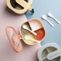 Multi Storage 4 Section Kitchen Spices Lid Box With Spoons. 