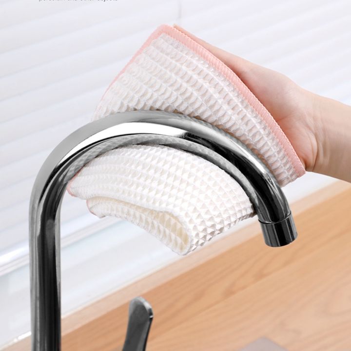 Oho%205-piece%20pack%20bath%20towel%20barista%20cloth%20multipurpose%20cleaning%20cloth%20waffle%20cotton%20honeycomb%20cloth%20-%20Image%206