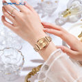 CRRJU Women Watches Creative Steel Dress Bracelet Wristwatches Ladies Square Waterproof Female Relogio Feminin.