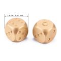 5pcs Precision Aluminum Alloy Dice with Box Dominoes Game Camping Poker KTV Bar Party Props Dices Set Solid Metal Silver Gold. 