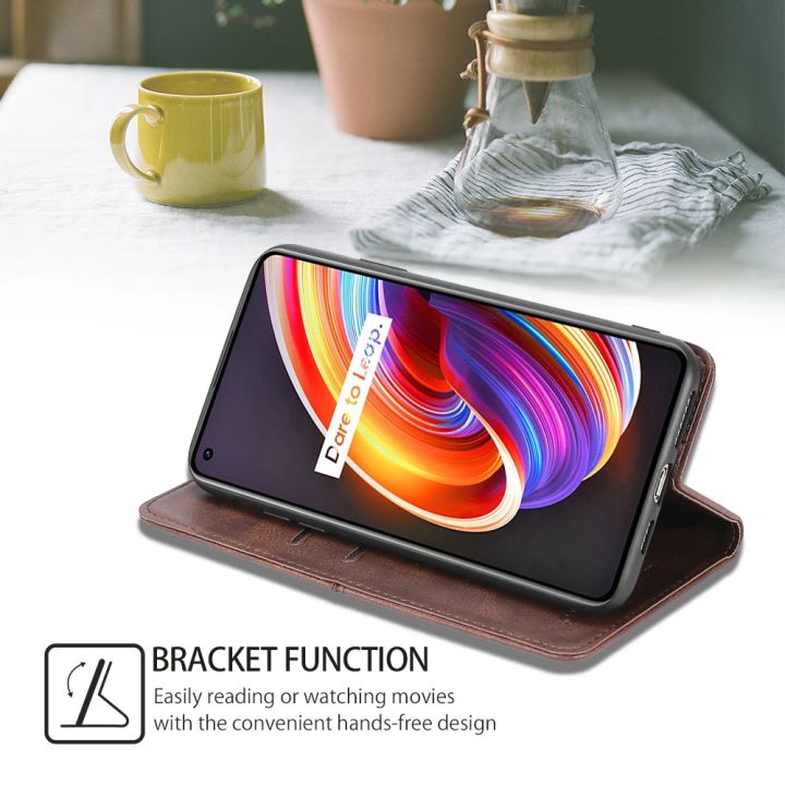 Logo%20embossed%20Book%20Style%20Cover%20for%20Realme%20C65%20C67%20C55%20C53%20C51%20C35%20C33%20C31%20C30%20C21Y%20C25Y%20C25%20C21%20Magnetic%20Leather%20Flip%20Case%20-%20Image%205