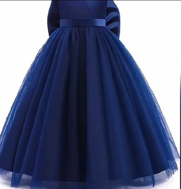 silk & simple net maxi frock