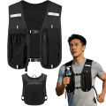 Unisex Running Hydration Vest, Water-Resistant Breathable Hydration Backpack for Running Hiking Cycling Trail Marathon Sports.