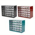 25 Multi-grid Drawer Parts Box Wall-mounted Screw Classification Component Box Tool Case electronic components Storage ToolBox. 