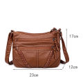 Top Selling Women Messenger Bags Matching-all Leather Feeling PU Shoulder Bags Fashion Gift for Girls & Middle Aged Female. 