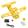 For Royal Enfield Bullet/Meteor/Classic 350 500 Interceptor 650 Continental GT 535 Himalayan 411 Motorcycle License Plate Holder. 